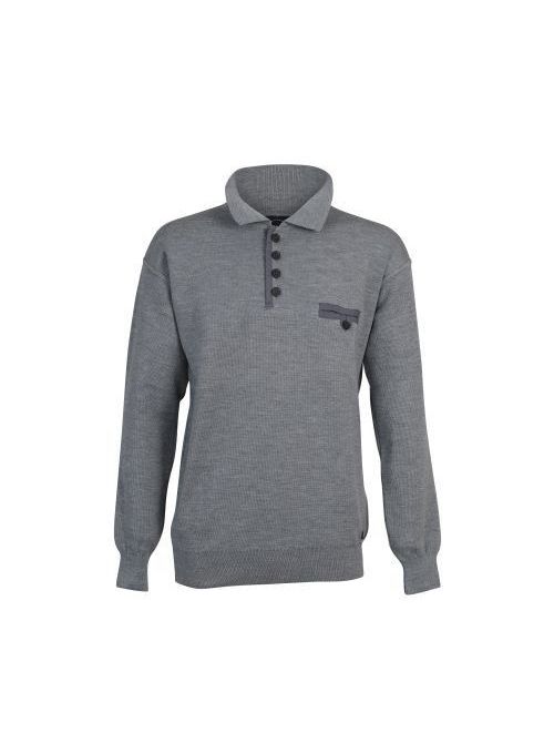 Pull homme col polo