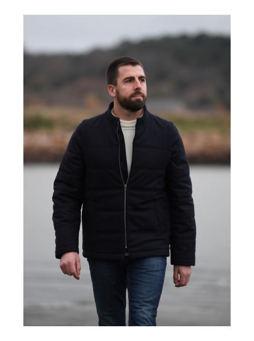 BADEN quilted jacket men removables sleeves