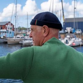 Dalmard Marine, DOCKER, Docker miki hat in recycled pea coat
